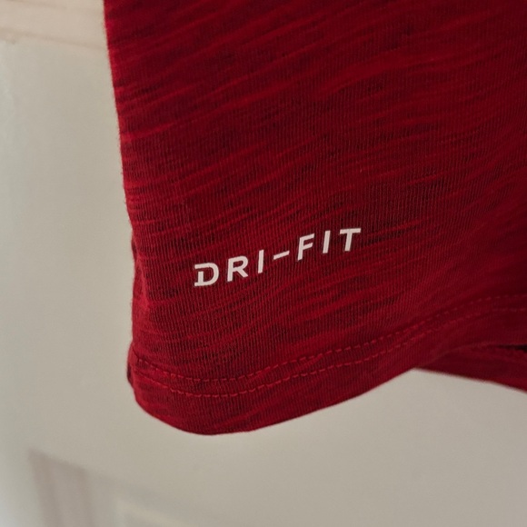 Nike Red Portland Trail Blazers V-Neck Tee - Picture 4 of 7